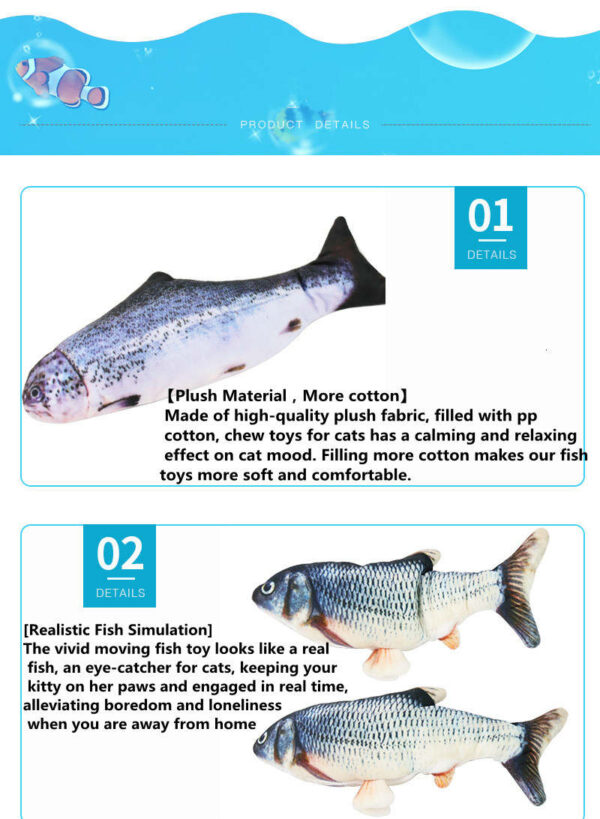 Flippy Floppy Flappy Fish Toy - Image 8