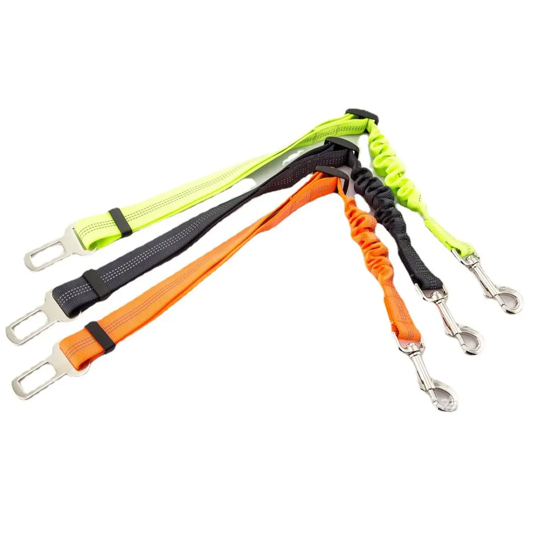 Pet Safety Belt - Attention all pet owners! Keep your pet safe and secure while driving with the innovative Pet Safety Belt. Featuring an elasticized lead and a secure hook and clip, this essential accessory ensures your pet stays comfortable and protected during sudden stops, or open doors. Easy to install. #PetSafetyBelt #DriveSafeWithPets #FurryFriendsOnTheGo - PET-LIF-0-2 Pet Safety Belt - Image 2