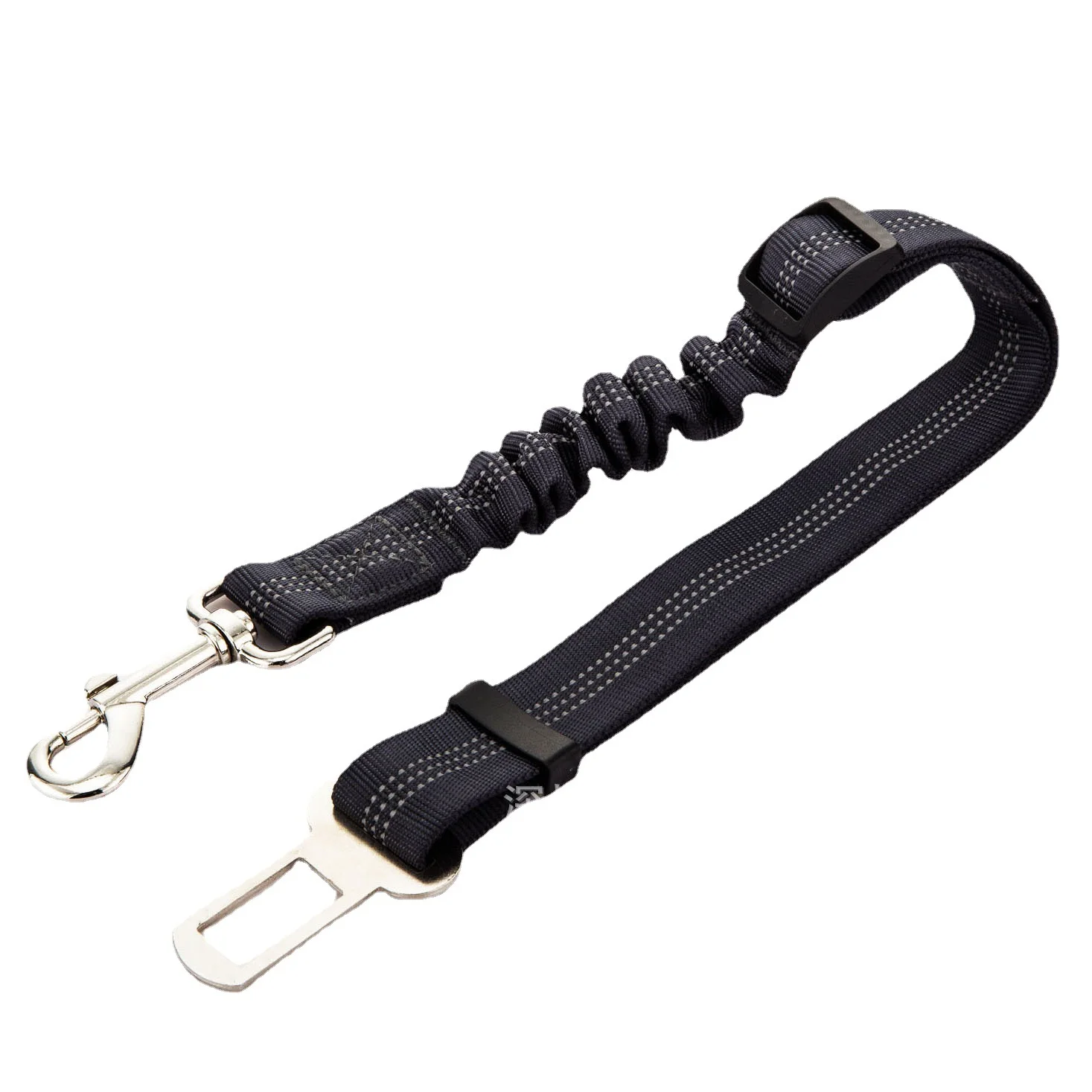 Pet Safety Belt - Attention all pet owners! Keep your pet safe and secure while driving with the innovative Pet Safety Belt. Featuring an elasticized lead and a secure hook and clip, this essential accessory ensures your pet stays comfortable and protected during sudden stops, or open doors. Easy to install. #PetSafetyBelt #DriveSafeWithPets #FurryFriendsOnTheGo - PET-LIF-0-2 Pet Safety Belt - Image 5