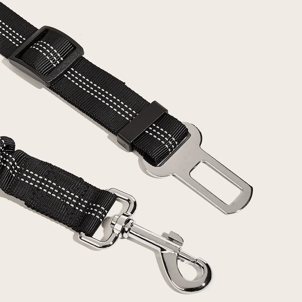 Pet Safety Belt - Attention all pet owners! Keep your pet safe and secure while driving with the innovative Pet Safety Belt. Featuring an elasticized lead and a secure hook and clip, this essential accessory ensures your pet stays comfortable and protected during sudden stops, or open doors. Easy to install. #PetSafetyBelt #DriveSafeWithPets #FurryFriendsOnTheGo - PET-LIF-0-2 Pet Safety Belt - Image 10