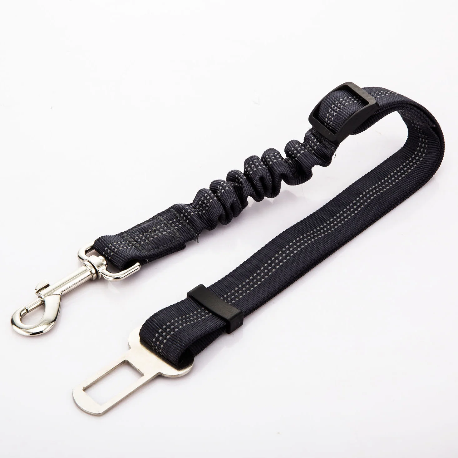 Pet Safety Belt - Attention all pet owners! Keep your pet safe and secure while driving with the innovative Pet Safety Belt. Featuring an elasticized lead and a secure hook and clip, this essential accessory ensures your pet stays comfortable and protected during sudden stops, or open doors. Easy to install. #PetSafetyBelt #DriveSafeWithPets #FurryFriendsOnTheGo - PET-LIF-0-2 Pet Safety Belt - Image 12