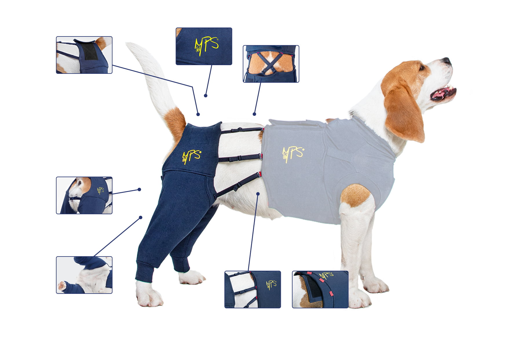 MPS - Veterinary Range Hind Leg Sleeves DOG