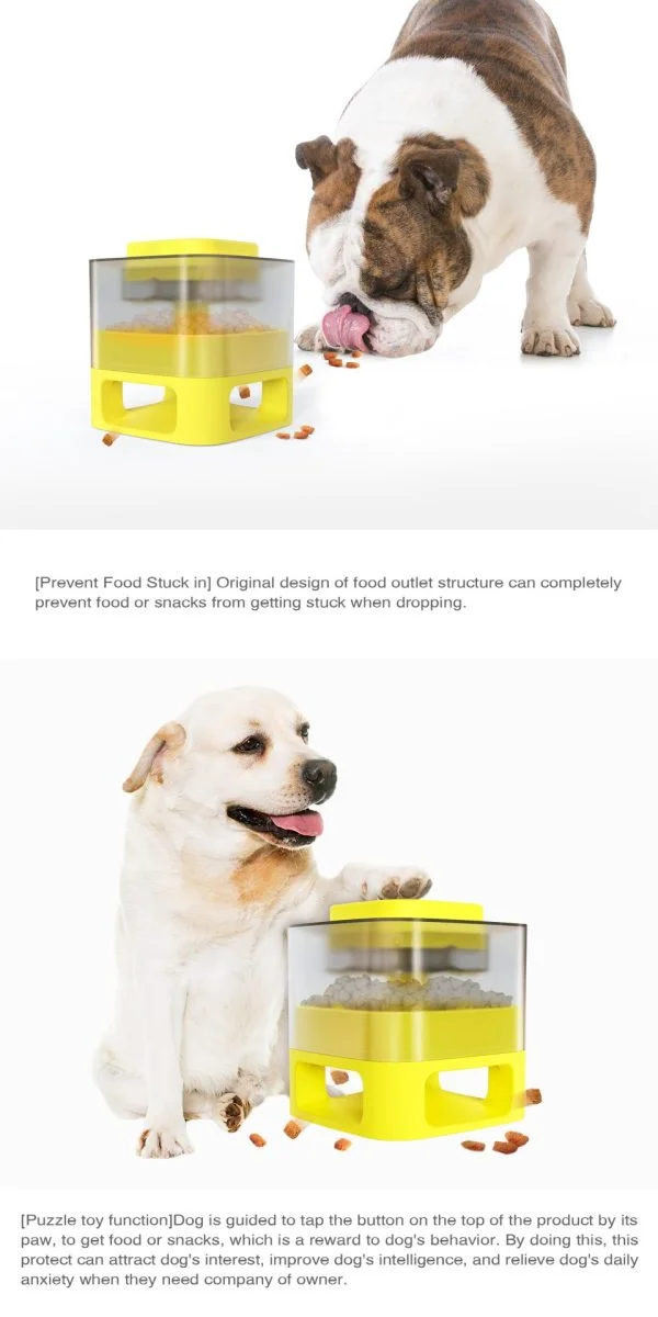 dog button treat dispenser