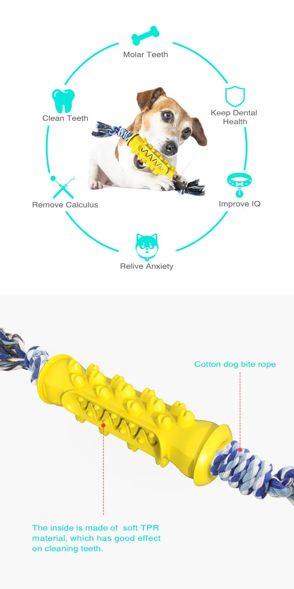 Doggie DenTug Chew Buddy - Image 2