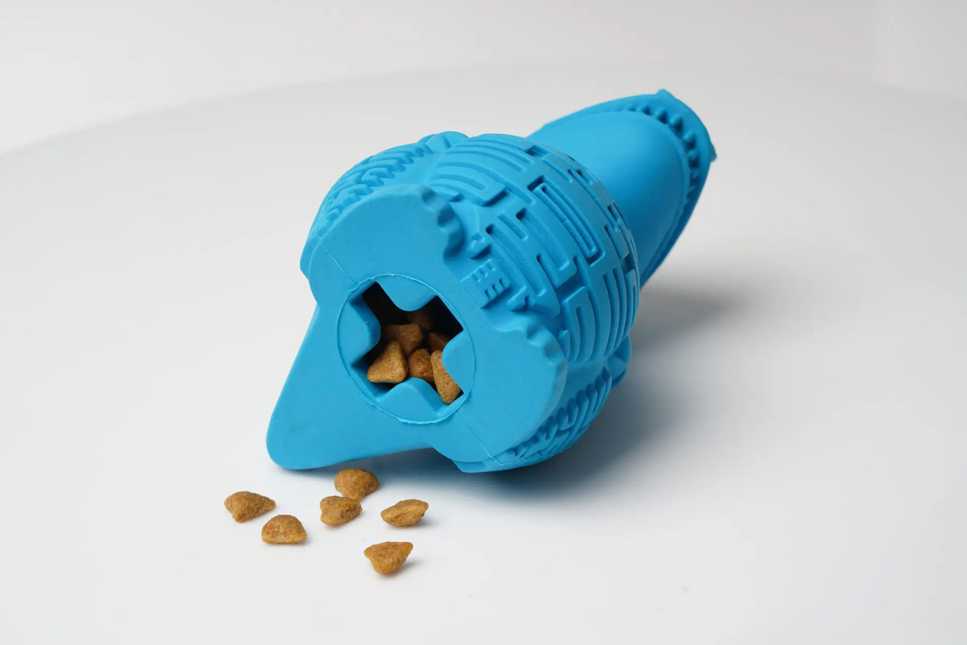DinoTuff Rugged Dental Chew - The <strong>DinoTuff Rugged Dental Chew</strong> is an eco-friendly, durable natural rubber toy designed to promote your pet’s dental health while providing entertainment. Its <strong>teething texture</strong> cleans teeth during play, with a recess for applying toothpaste, and it also doubles as a <strong>puzzle treat dispenser</strong> to engage your pet’s mind. Made from non-toxic, bite-resistant materials, it’s ideal for heavy chewers and supports sustainability. The chew toy helps reduce plaque, promotes healthy gums, and provides hours of fun, all while being easy to clean and customizable. - dinotuff-dent-01 DinoTuff Rugged Dental Chew - Image 14