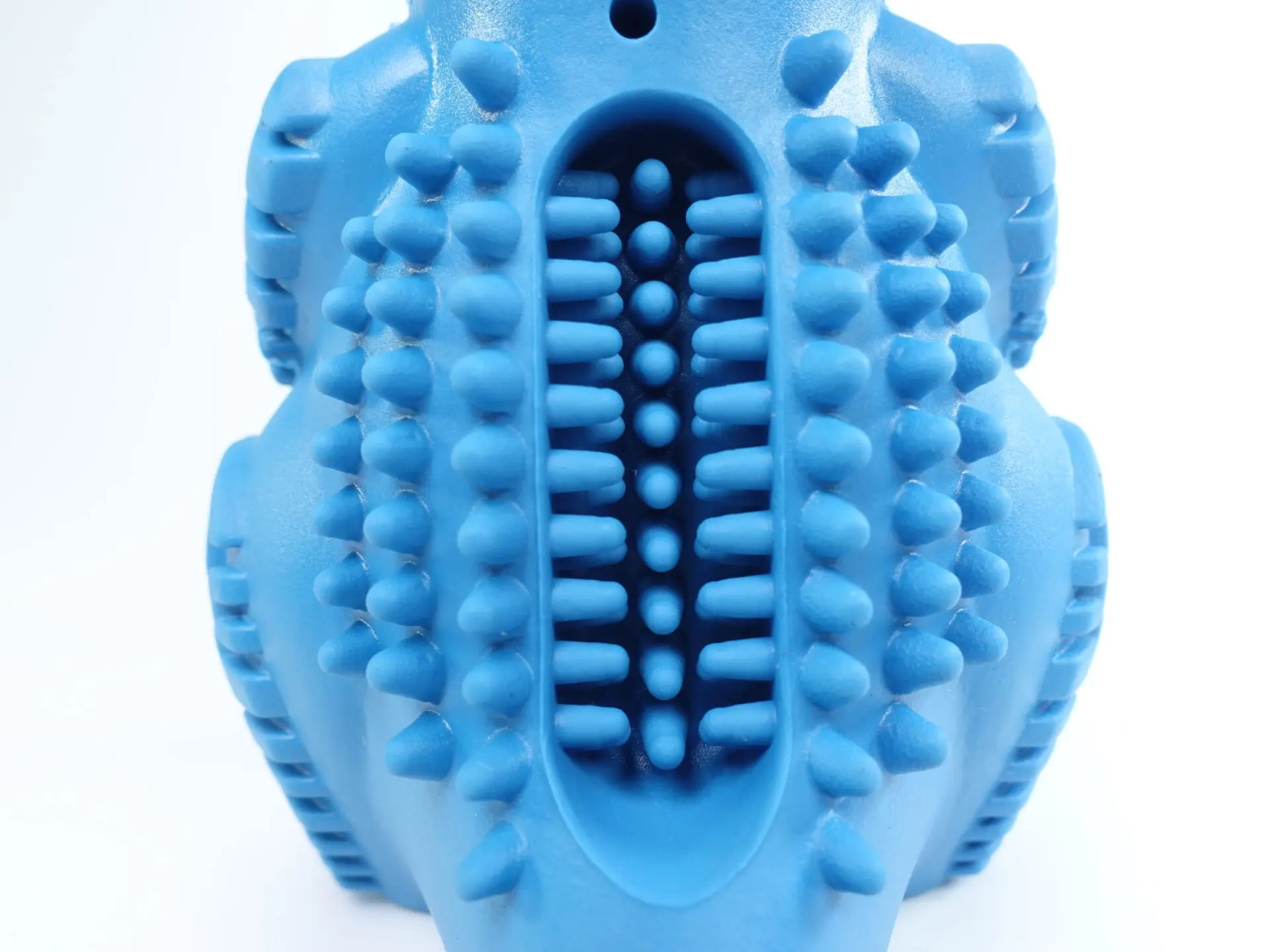DinoTuff Rugged Dental Chew - The <strong>DinoTuff Rugged Dental Chew</strong> is an eco-friendly, durable natural rubber toy designed to promote your pet’s dental health while providing entertainment. Its <strong>teething texture</strong> cleans teeth during play, with a recess for applying toothpaste, and it also doubles as a <strong>puzzle treat dispenser</strong> to engage your pet’s mind. Made from non-toxic, bite-resistant materials, it’s ideal for heavy chewers and supports sustainability. The chew toy helps reduce plaque, promotes healthy gums, and provides hours of fun, all while being easy to clean and customizable. - dinotuff-dent-01 DinoTuff Rugged Dental Chew - Image 18
