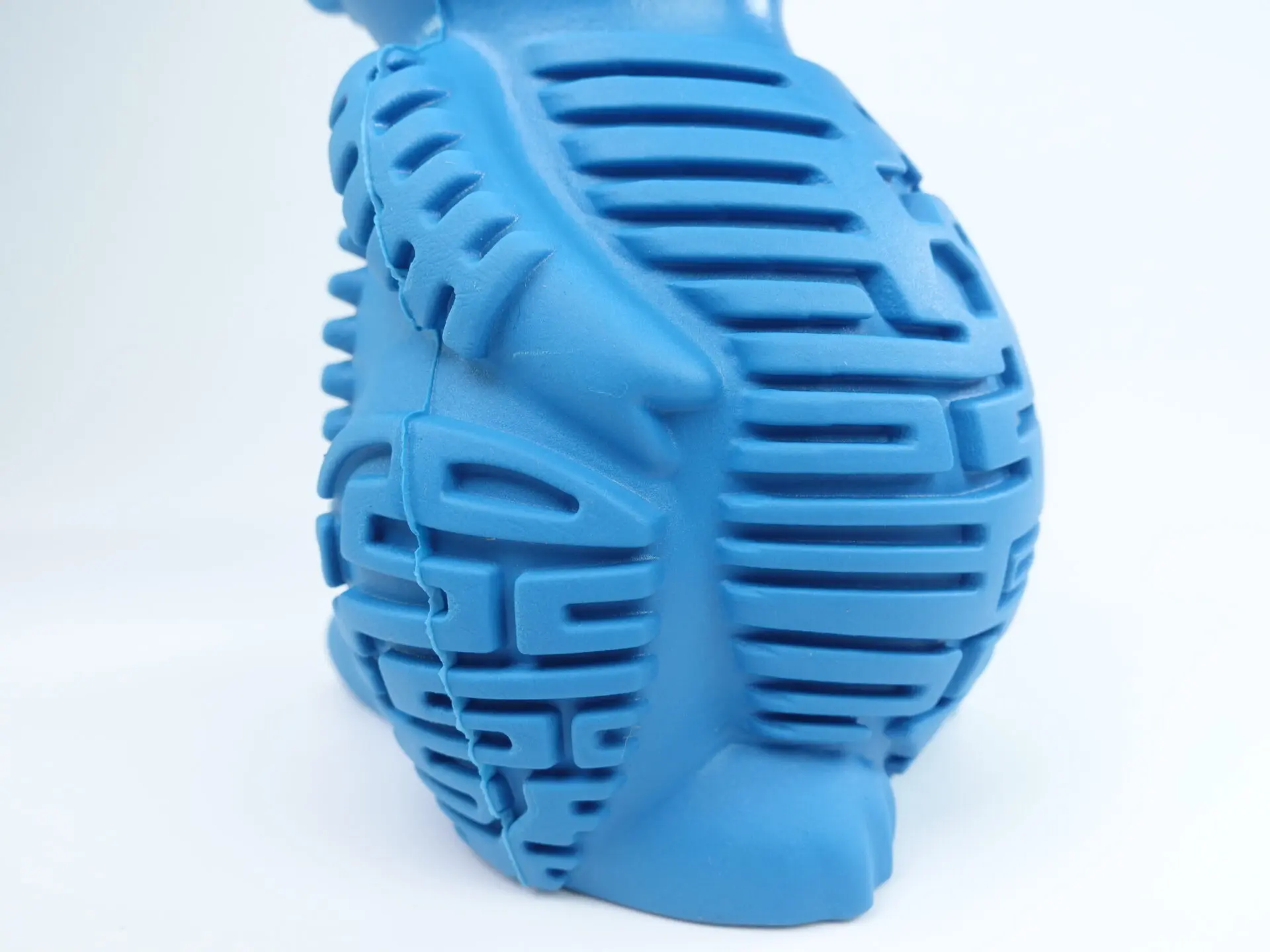 DinoTuff Rugged Dental Chew - The <strong>DinoTuff Rugged Dental Chew</strong> is an eco-friendly, durable natural rubber toy designed to promote your pet’s dental health while providing entertainment. Its <strong>teething texture</strong> cleans teeth during play, with a recess for applying toothpaste, and it also doubles as a <strong>puzzle treat dispenser</strong> to engage your pet’s mind. Made from non-toxic, bite-resistant materials, it’s ideal for heavy chewers and supports sustainability. The chew toy helps reduce plaque, promotes healthy gums, and provides hours of fun, all while being easy to clean and customizable. - dinotuff-dent-01 DinoTuff Rugged Dental Chew - Image 20