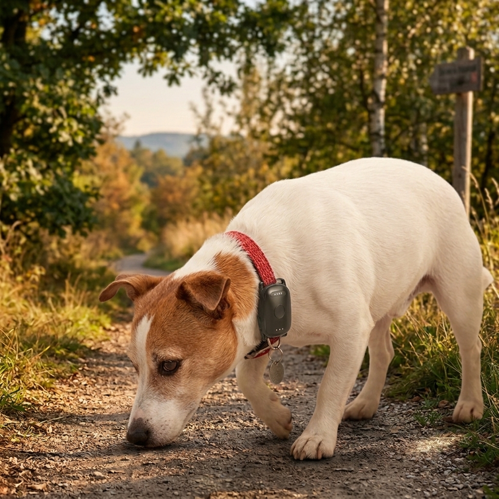 Infinity Pro GPS Pet Tracker - The <strong>Infinity Pro GPS Pet Tracker</strong> offers real-time pet monitoring using <strong>NB-IoT technology</strong> for extended battery life. With a dual-mode system utilising Bluetooth and WiFi for home and away tracking, it's waterproof, lightweight, and easy to set up, ensuring your pet's safety with efficient power usage and customizable features. - INF-pro-GPS-0-1 Infinity Pro GPS Pet Tracker - Image 4