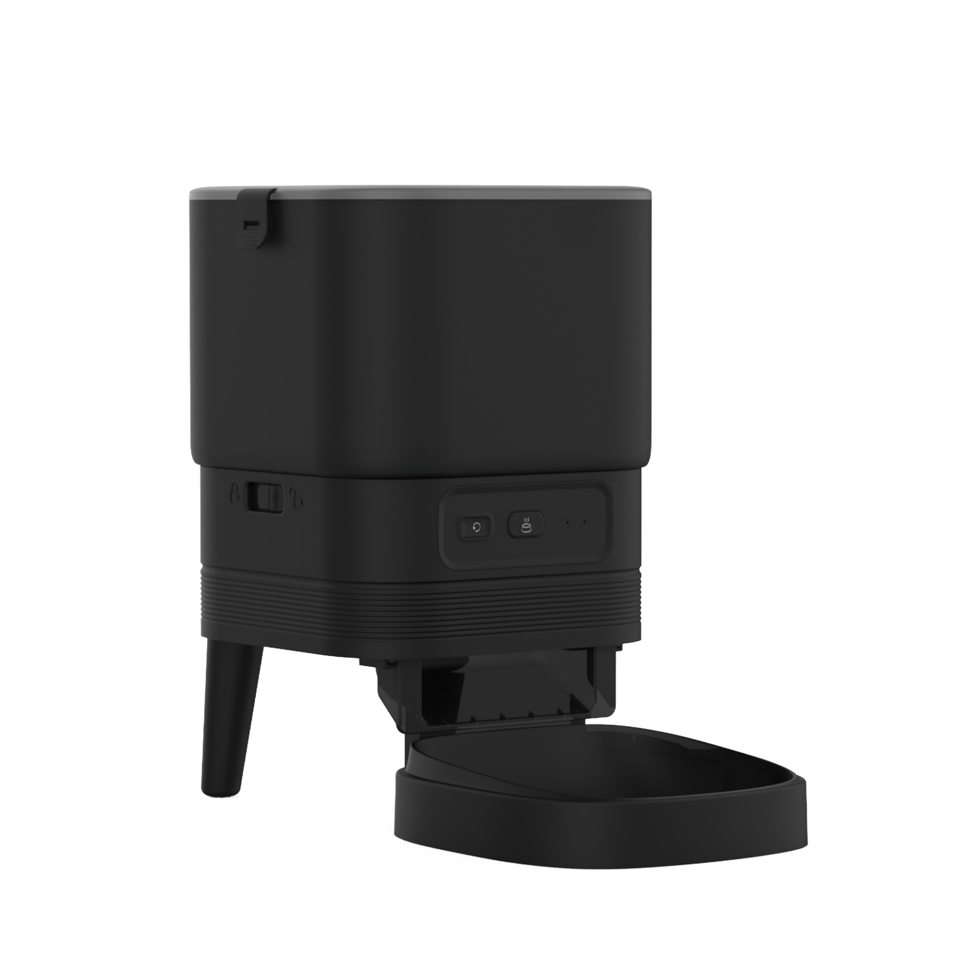 Elegant Connected Auto Feeder - The <strong>Elegant Connected Auto Feeder</strong> is a sleek, WiFi-enabled pet feeder designed for busy pet owners. With a 4-liter food tank and customizable portion control, it ensures consistent, scheduled feeding to support your pet’s health. Made from durable, food-grade ABS, it offers advanced features like automatic blockage reversal and low food/battery alerts. This feeder allows for remote management via a user-friendly app, making feeding convenient even when you're not home. - elegant-feeder-01 Elegant Connected Auto Feeder - Image 7