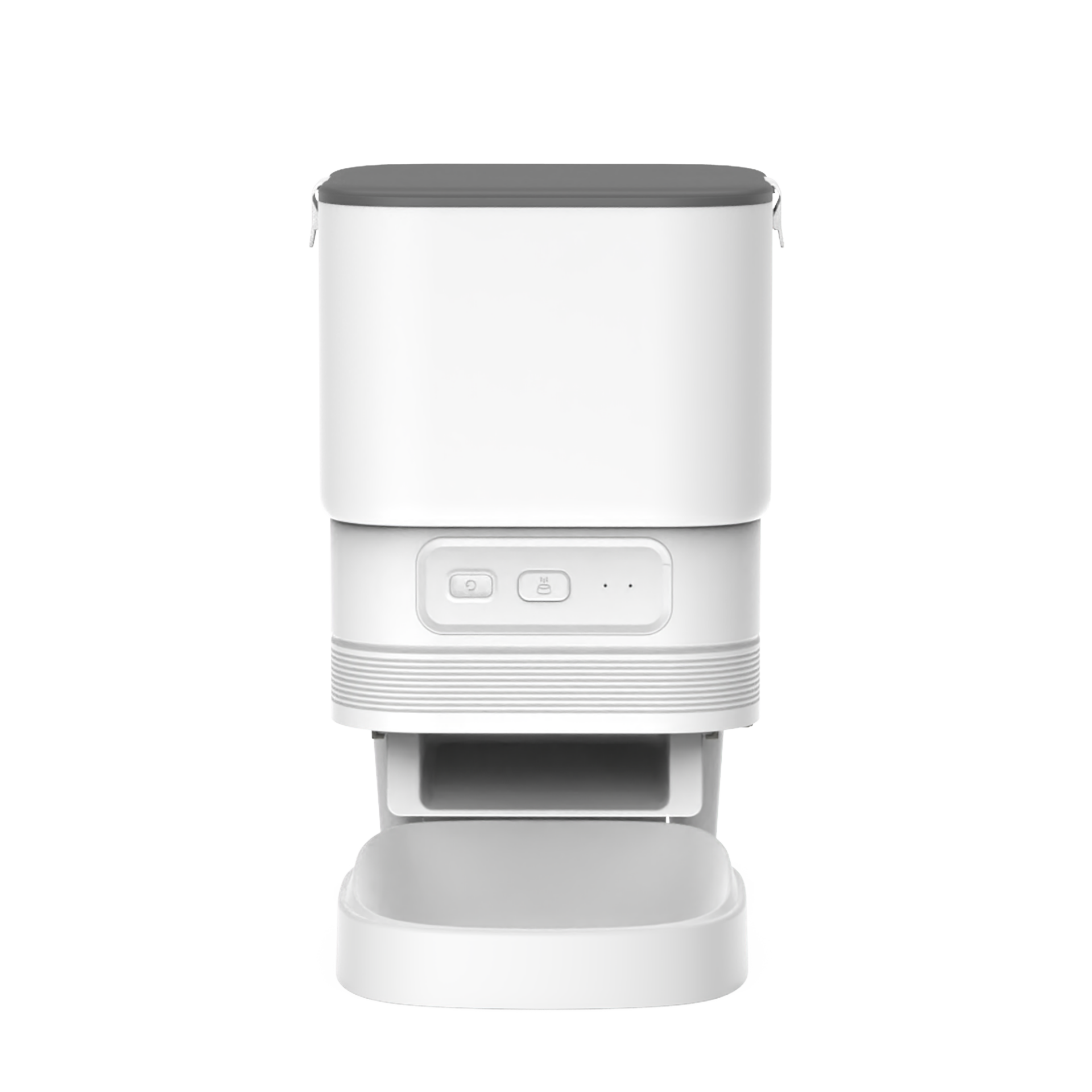 Elegant Connected Auto Feeder - The <strong>Elegant Connected Auto Feeder</strong> is a sleek, WiFi-enabled pet feeder designed for busy pet owners. With a 4-liter food tank and customizable portion control, it ensures consistent, scheduled feeding to support your pet’s health. Made from durable, food-grade ABS, it offers advanced features like automatic blockage reversal and low food/battery alerts. This feeder allows for remote management via a user-friendly app, making feeding convenient even when you're not home. - elegant-feeder-01 Elegant Connected Auto Feeder - Image 11