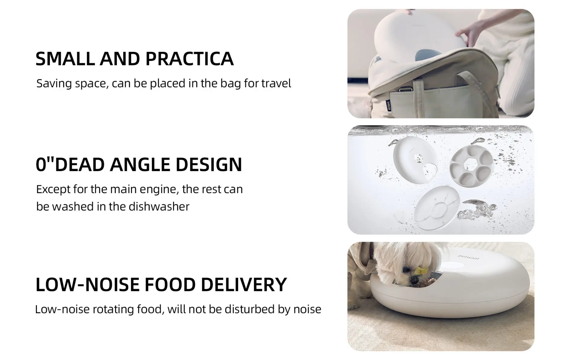 Cool Bowl Smart Feeder - The <strong>Cool Bowl Smart Feeder</strong> offers a convenient, app-controlled solution for precise and automated pet feeding. With WiFi-enabled remote access, you can easily set feeding times and portion sizes from anywhere, ensuring your pet is fed on schedule. Its <strong>precision feeding</strong> helps with portion control, while features like <strong>six-meal capacity</strong>, a <strong>24-hour ice box</strong>, and a <strong>30-day battery life</strong> make it both reliable and practical. Ideal for busy pet owners, the feeder promotes consistent routines and supports healthy diets. - cool-feeder-01 Cool Bowl Smart Feeder - Image 7